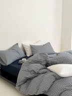 Harbor Breeze Stripe Seersucker Duvet Cover