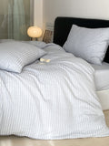 Frostline Stripe Seersucker Duvet Cover